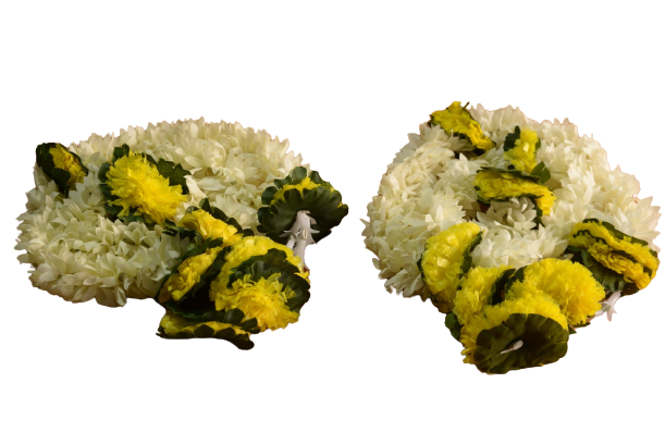 Artificial Jasmine Garland for Decoration Hanging - 4 Feet