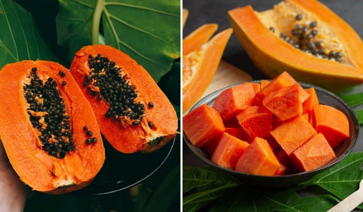 Fresh Papaya Fruit (Malaysia) - ~ 1kg-1.5 kg