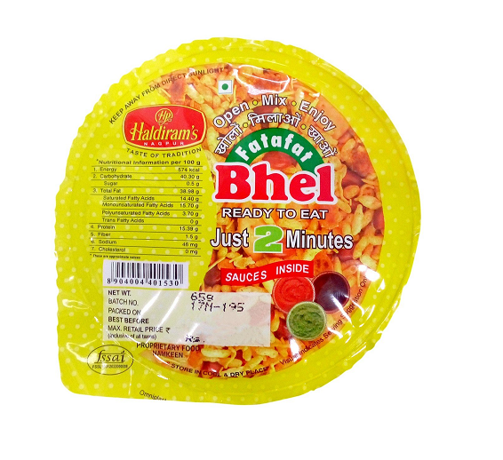 Haldiram's Fatafat Bhel (HR 7932) - 70 g