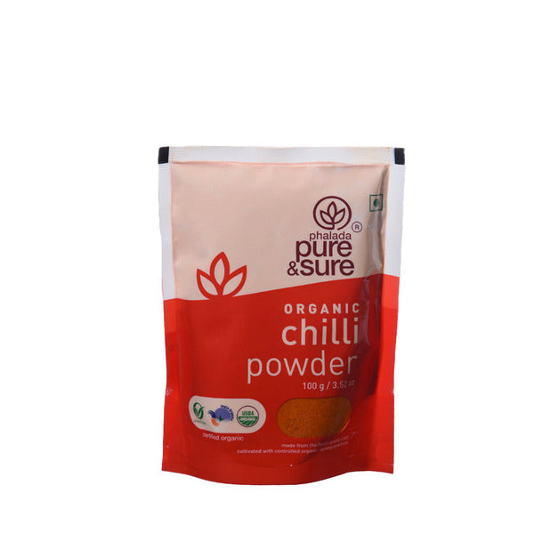 Phalada Pure & Sure Organic Byadagi Chilli Powder - 100 g