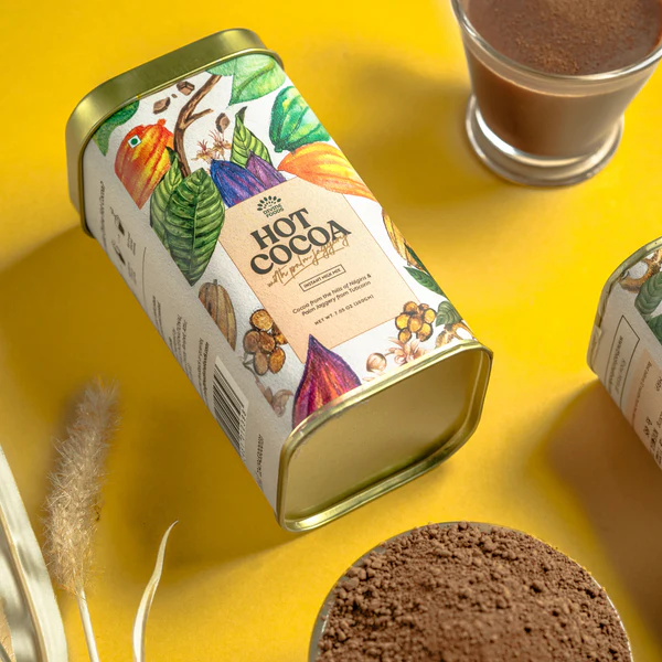 The Divine Foods Natural Hot Cocoa Powder with Palm Jaggery - 200 g