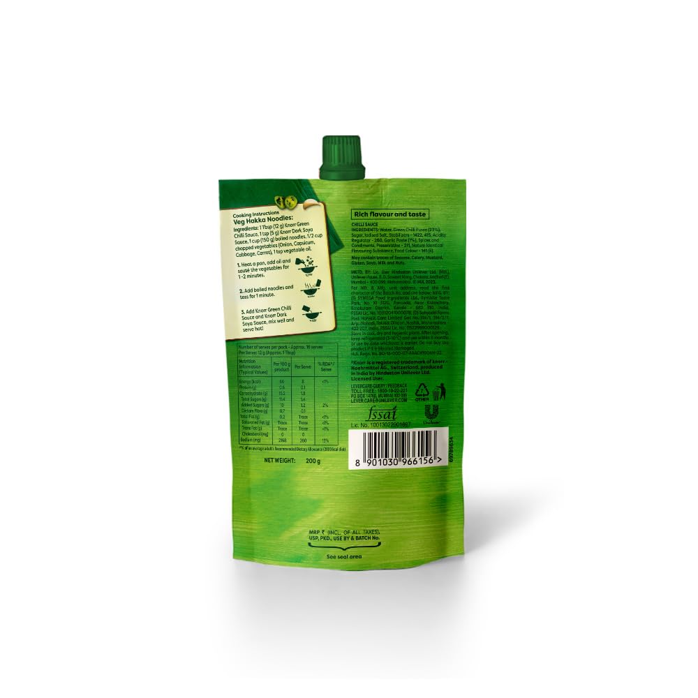 Knorr Green Chilli Sauce - 200 g