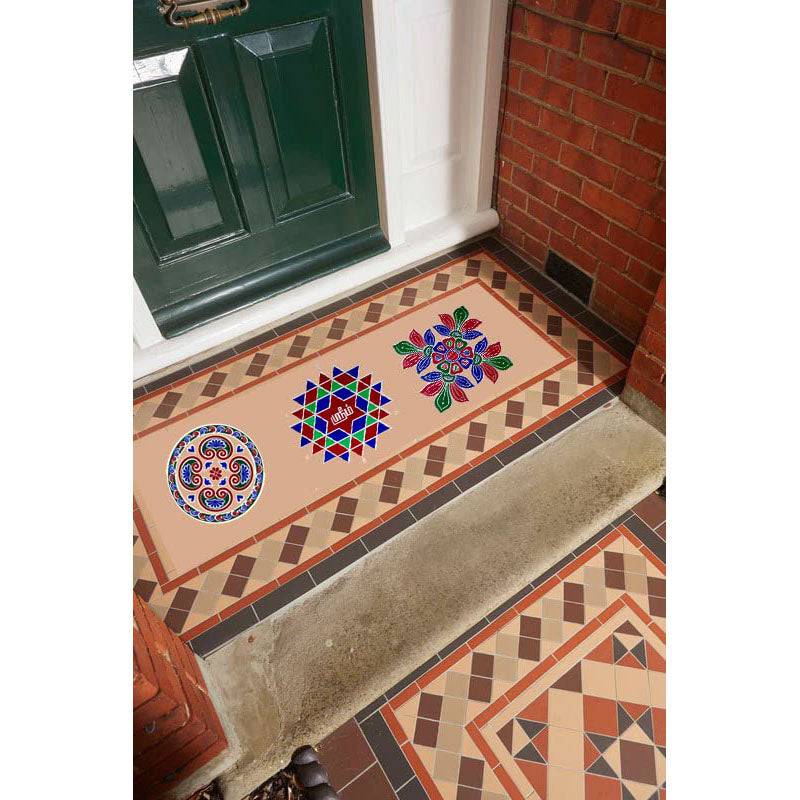 Kolam Sticker Color Small - Set of 3