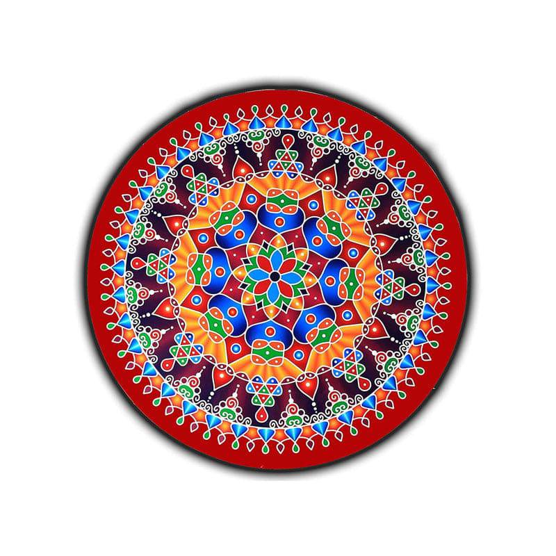 Kolam Sticker Red Small - Set of 3