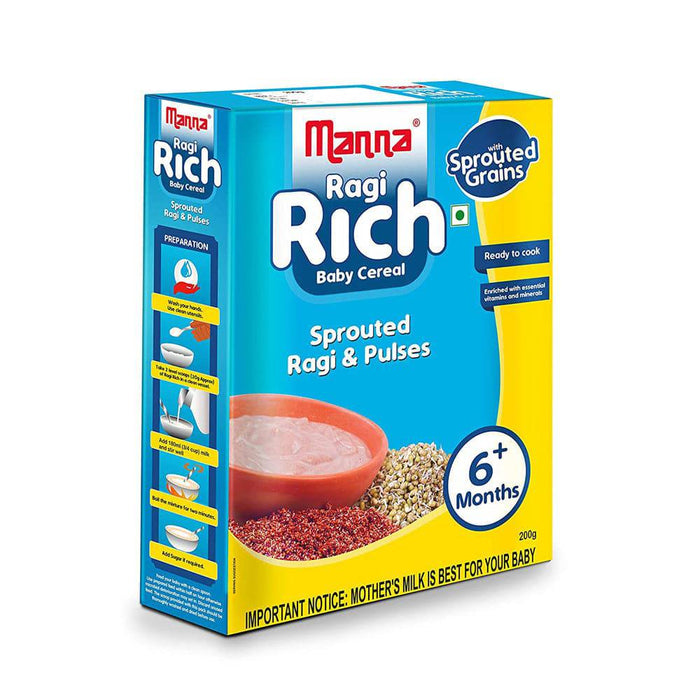 Manna Baby Cereal Ragi Rich  - 200 g
