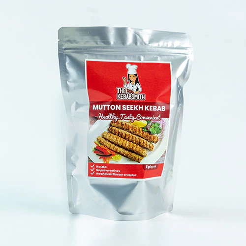 The Kebabsmith Mutton Seekh Kebab - 320 g / 5 pcs