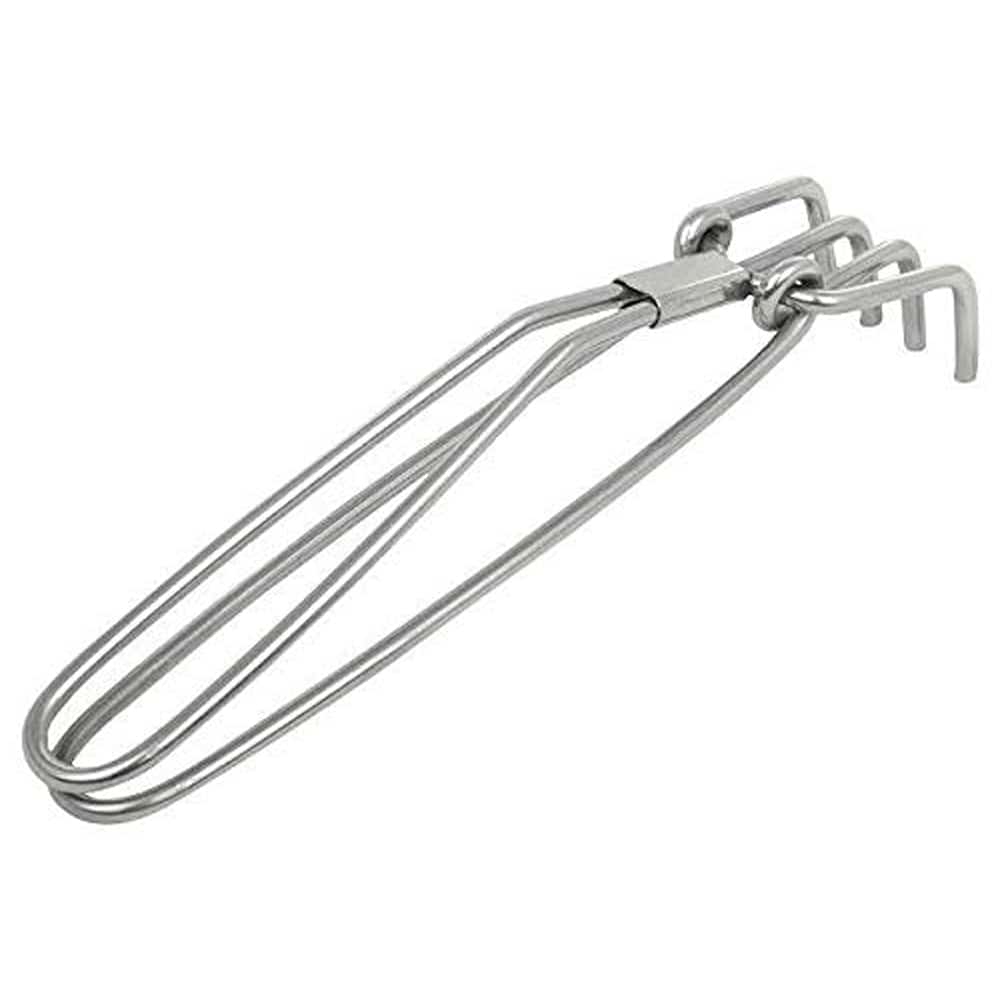 Stainless Steel Silver pakkad Idiki - 1 Pc