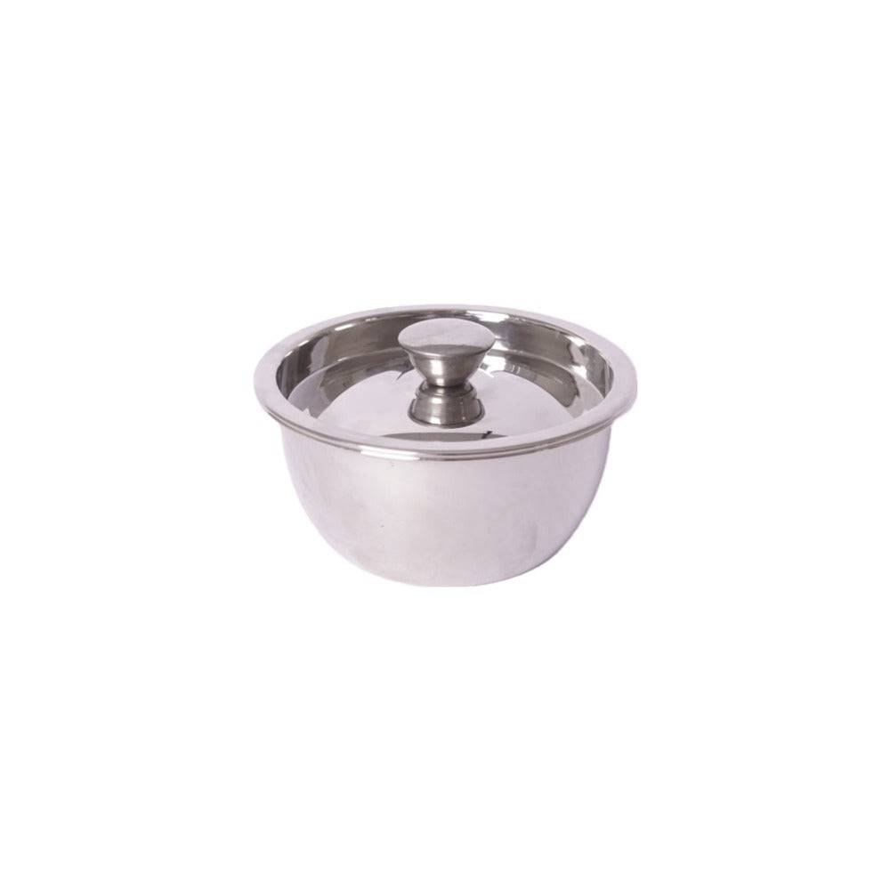 Stainless Steel Dish Serving Bowl with Lid - 1 pc