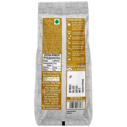 Zeeba Super Basmati Rice - 1 Kg