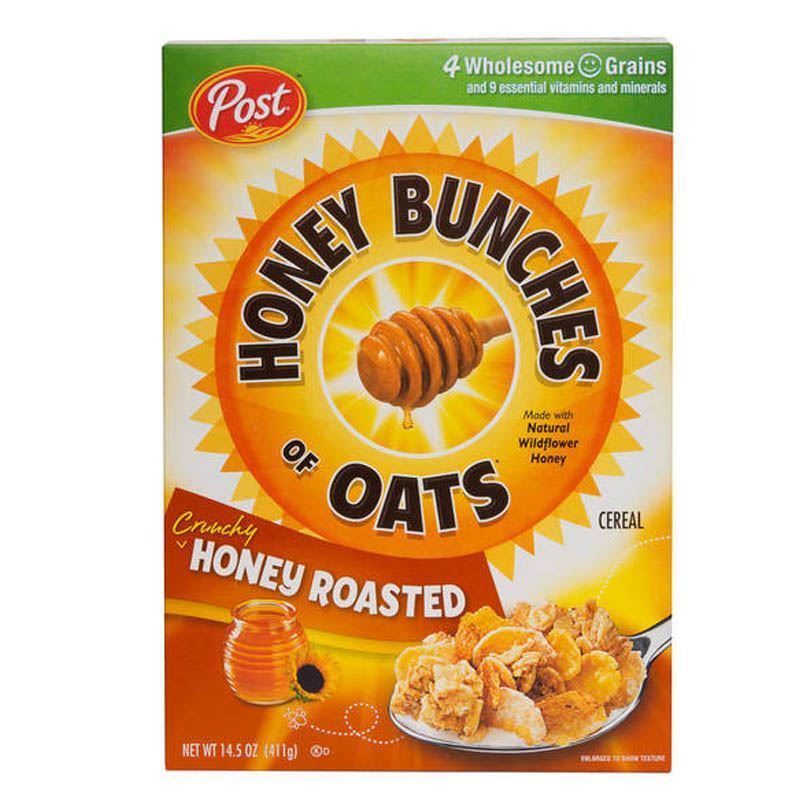 Post Honey Bunches Of Oats Sweetened Cereal with Granola Whole Grain Cereal