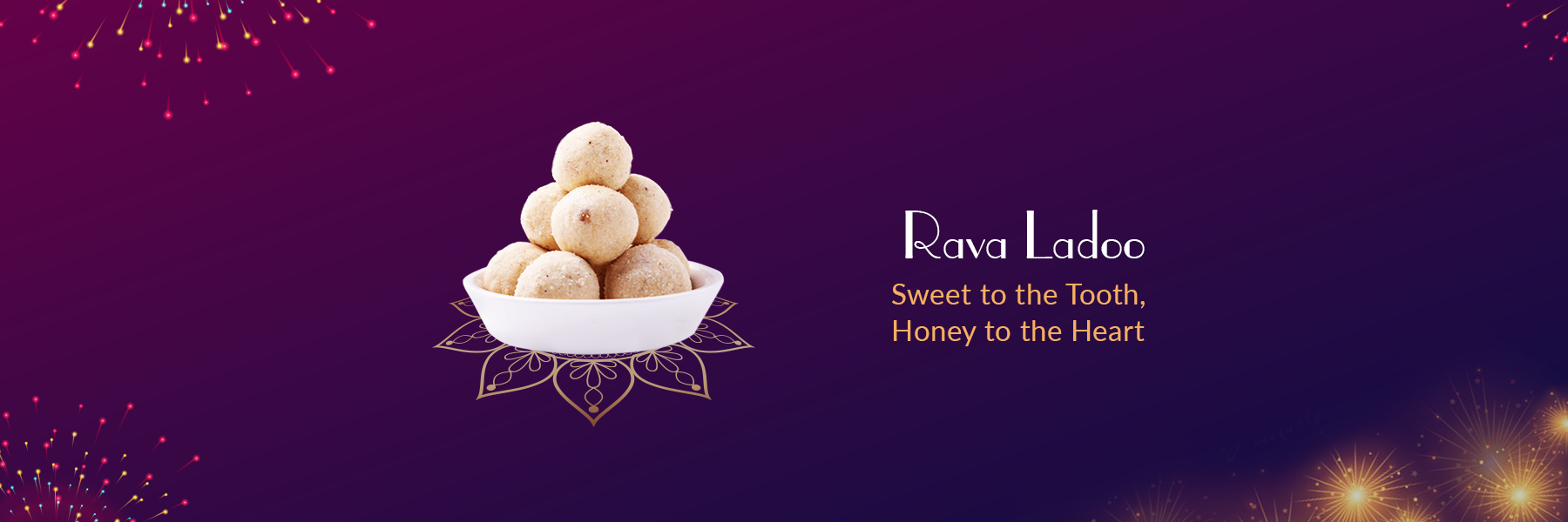 Rava Ladoo - Sweet to the Tooth, Honey to the Heart. FromIndia.com