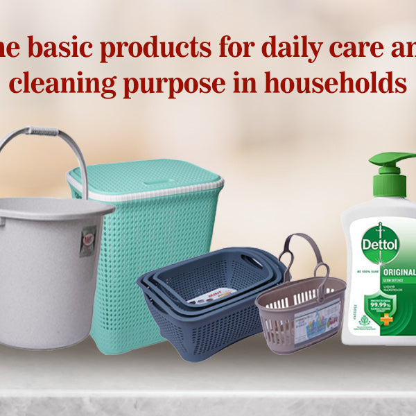The basic products for daily care and cleaning purpose in households FromIndia.com