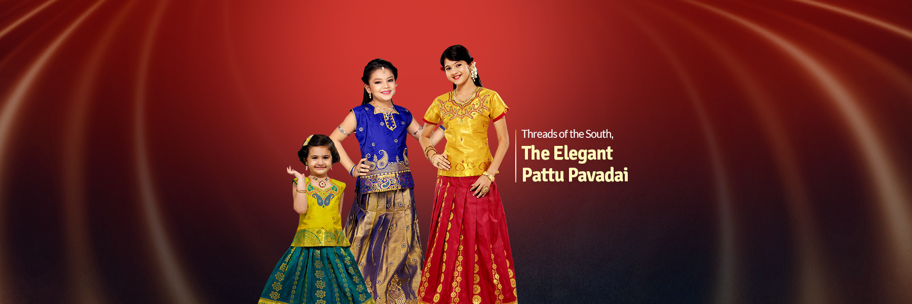 Threads of the South, the Elegant Pattu Pavadai FromIndia.com