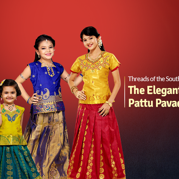 Threads of the South, the Elegant Pattu Pavadai FromIndia.com