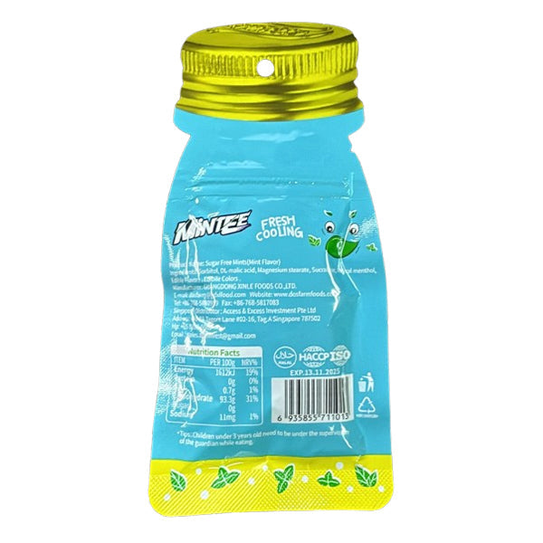 Mintee Sugar Free Mint Flavour - 16 g