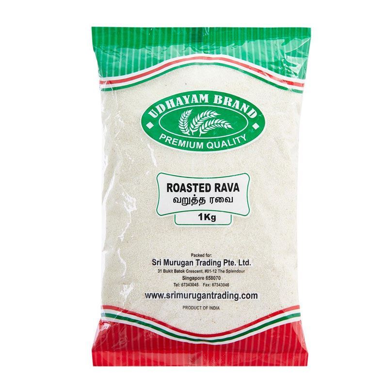 Sri Murugan Roasted Rava /Semolina (Sooji/Suji) - 1 Kg – FromIndia.com