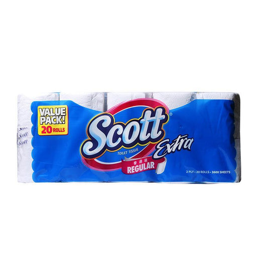 Scott 2 Ply Extra Regular Toilet Tissue Rolls