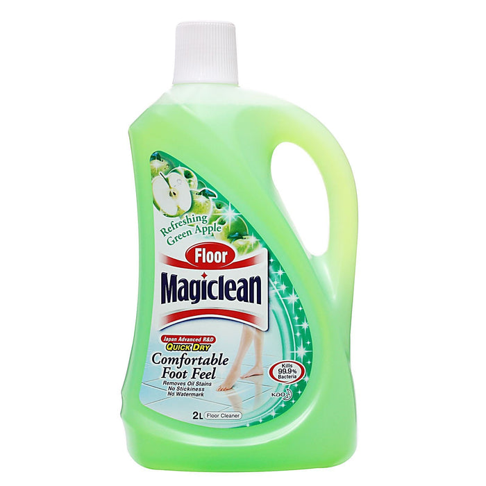 Magiclean Floor Cleaner Green Apple - 2 x 2 L