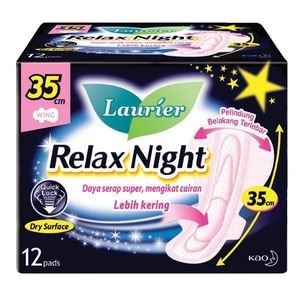 Laurier Relax Night 35 cm Sanitary Napkins