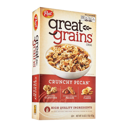 Post Selects Great Grains Crunchy Pecans Whole Grain Cereal