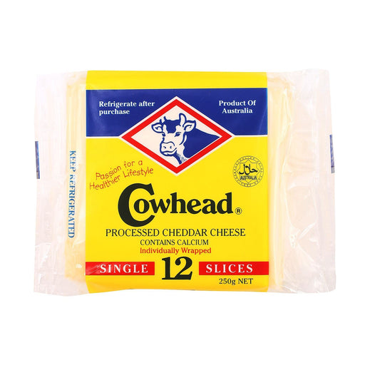 COWHEAD Slice Cheddar Cheese (Chilled)
