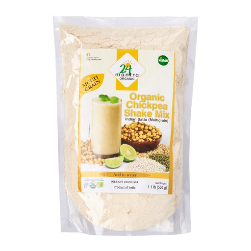 24 MANTRA ChickPea Shake Mix    Multigrain (Certified ORGANIC)