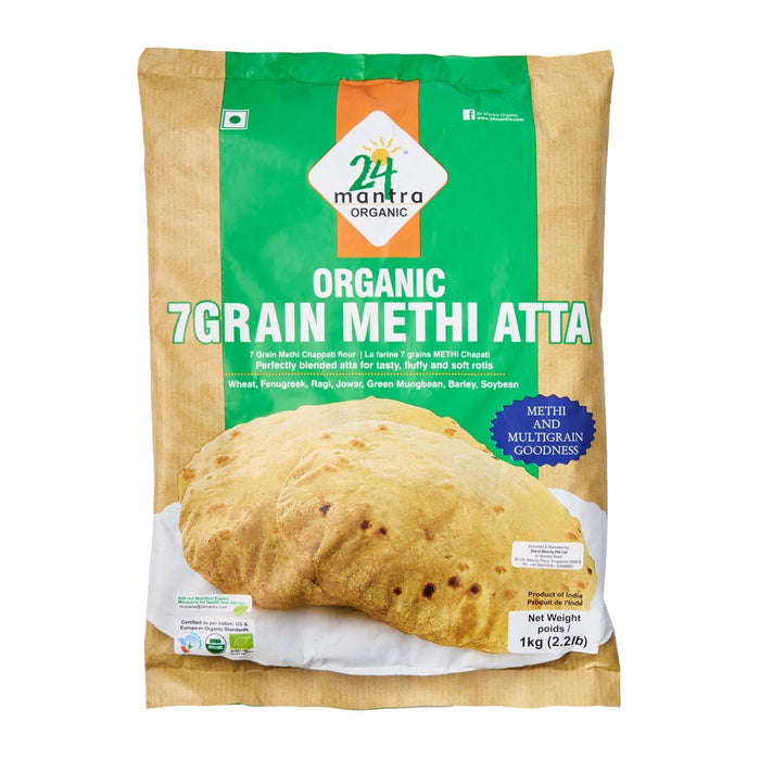 24 MANTRA 7 Grain Methi Atta (Certified ORGANIC)