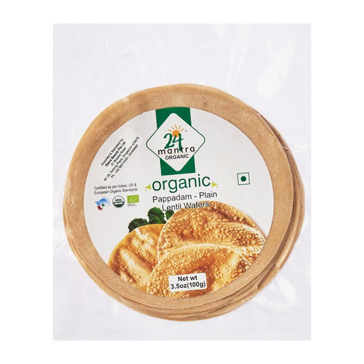 24 MANTRA Plain Papad (Certified ORGANIC)