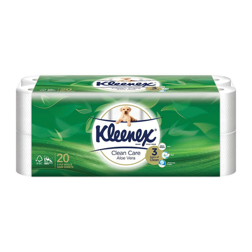 Kleenex Ultra Soft Aloe Vera Clean 3 Ply Toilet Tissue