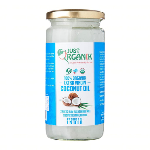 JUST ORGANIK Extra Virgin Coconut Oil (Certified ORGANIC)