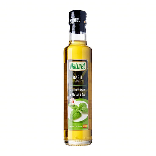 Naturel Extra Virgin Olive Oil Basil Flavor