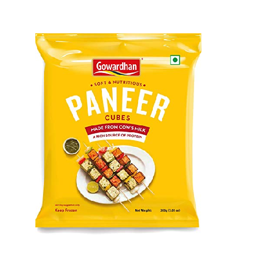 Gowardhan Paneer Diced CUBES