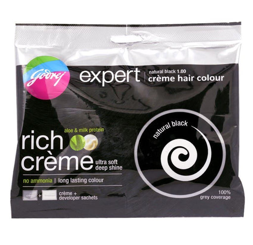 Godrej Expert Creme Natural Black Hair Colour 