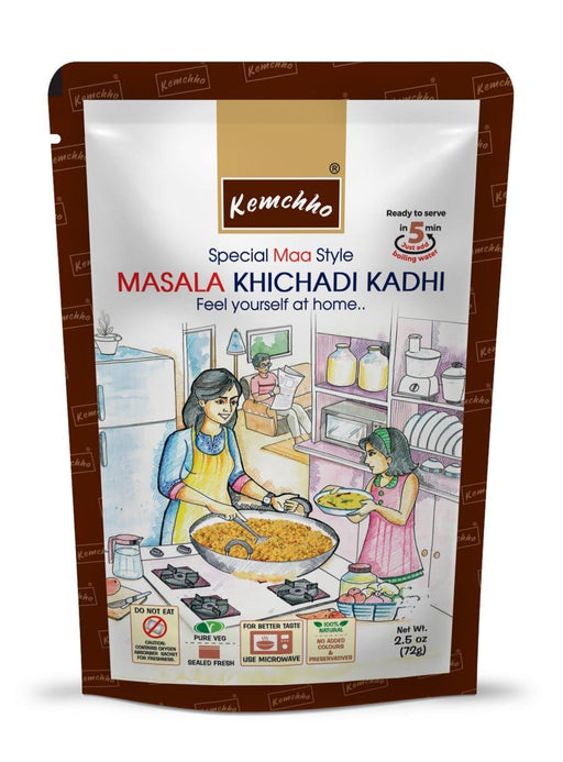 KEMCHHO Masala Khichadi  Kadhi Ready To Eat