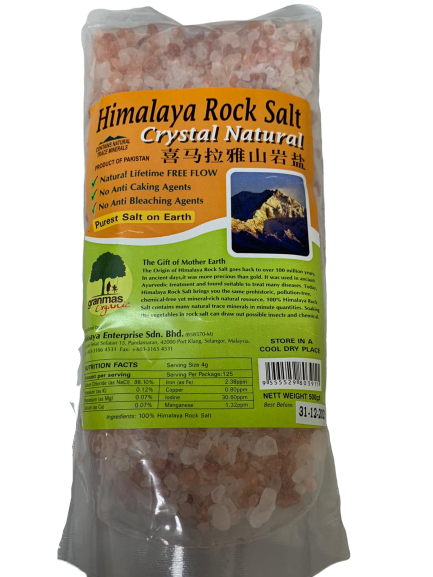 Granmas Himalayan Pink Crystal Salt