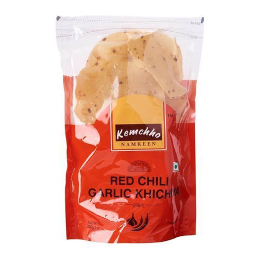 Kemchho Red Chilly Garlic Khichya Papad