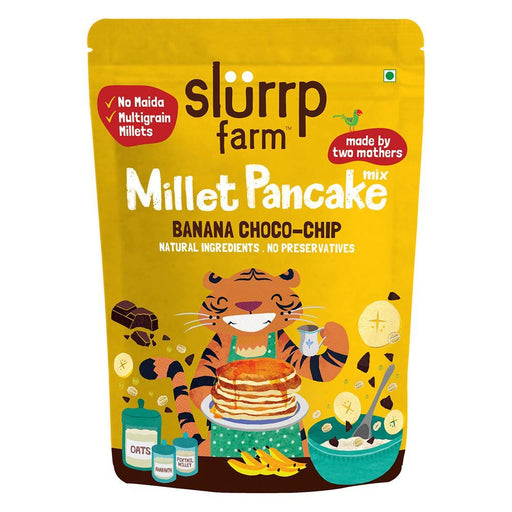 Slurrp Farm Pancake Mix With Banana Choco Chip & Supergrains