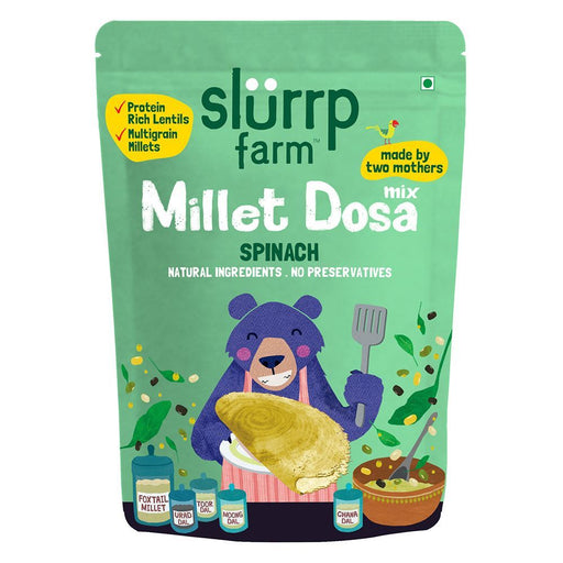 Slurrp Farm Millet & Supergrains Dosa Mix Spinach 