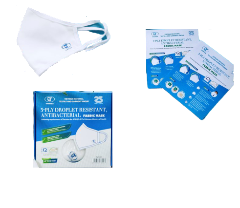 3 Ply Fabric Mask Antibacterial (vietnam)
