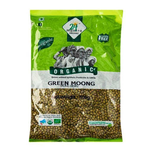 24 MANTRA Green Moong Dal Whole  (Certified ORGANIC)