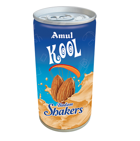 AMUL Kool Badam Shaker Can