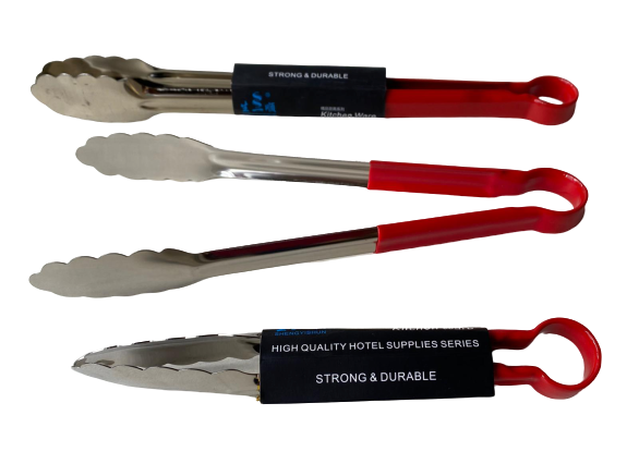 Plastic Handle Food Tong (401 14A) 7124C
