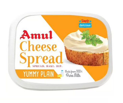 AMUL Cheese Spread Yummy Plain (Chilled)