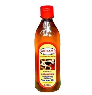 Akilam Wood/Cold Press Sesame/Gingelly Oil 