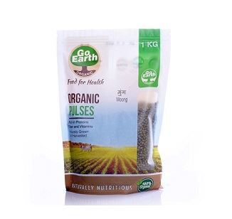 Go Earth Green Moong Whole (Certified ORGANIC) 