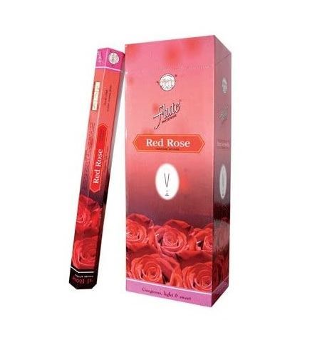 Cycle FLUTE Hexa Red Rose Incense Sticks (Agarbathi)