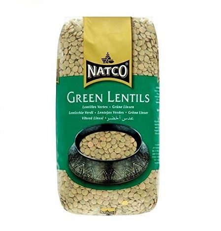 Natco Green Lentils (Toor Dal Whole With Skin) 