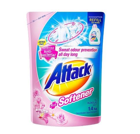 Attack Liquid Detergent Plus Softener Refill