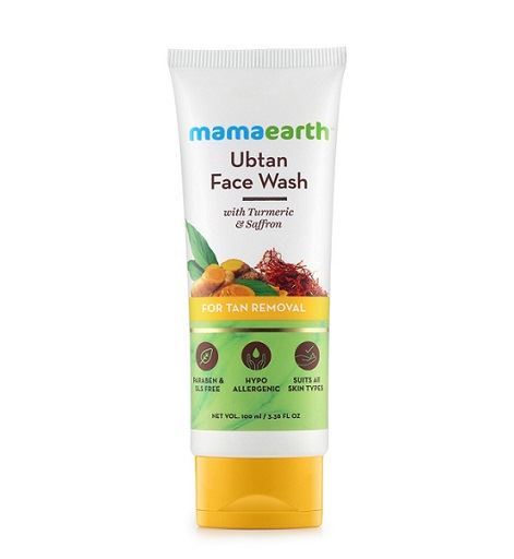 Mamaearth Ubtan Face Wash For Tan Removal (Certified ORGANIC)