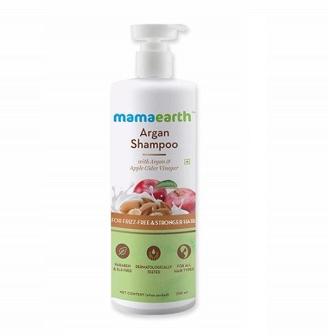 Mamaearth Argan Shampoo With Apple Cider Vinegar (Certified ORGANIC)